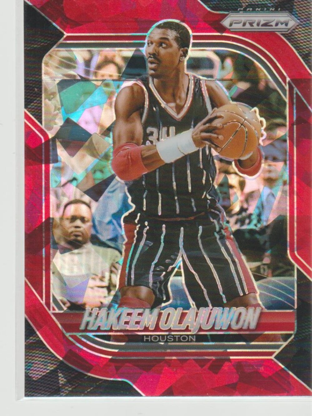 Hakeem Olajuwon 2025-26 Panini Prizm Red Ice Prizm Houston #145